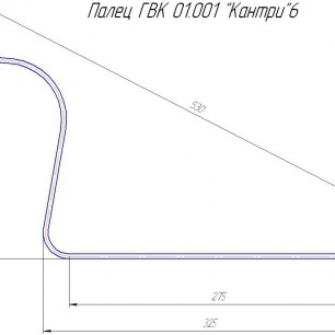 Зуб пружинный ГВК-01.001 "Кантри" &#248;6 